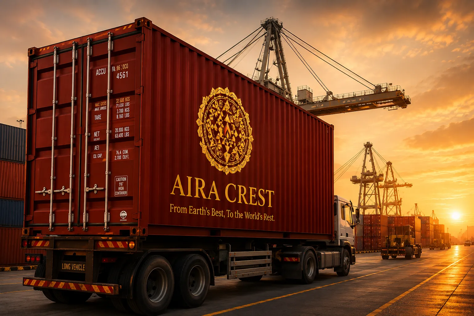Aira Crest food export operations and premium products